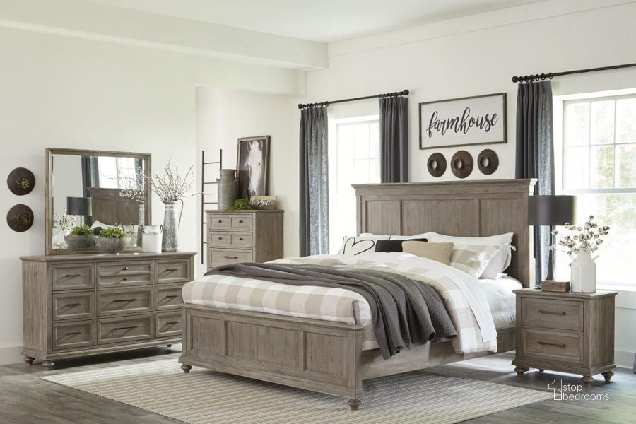 The appearance of Cardano Driftwood Light Brown Panel Bedroom Set designed by Homelegance in the transitional interior design. This brown piece of furniture  was selected by 1StopBedrooms from Cardano Collection to add a touch of cosiness and style into your home. Sku: 1689BR-1;1689BR-2;1689BR-3;1689BR-4. Bed Type: Panel Bed. Material: Wood. Product Type: Panel Bed. Bed Size: Queen. Image1
