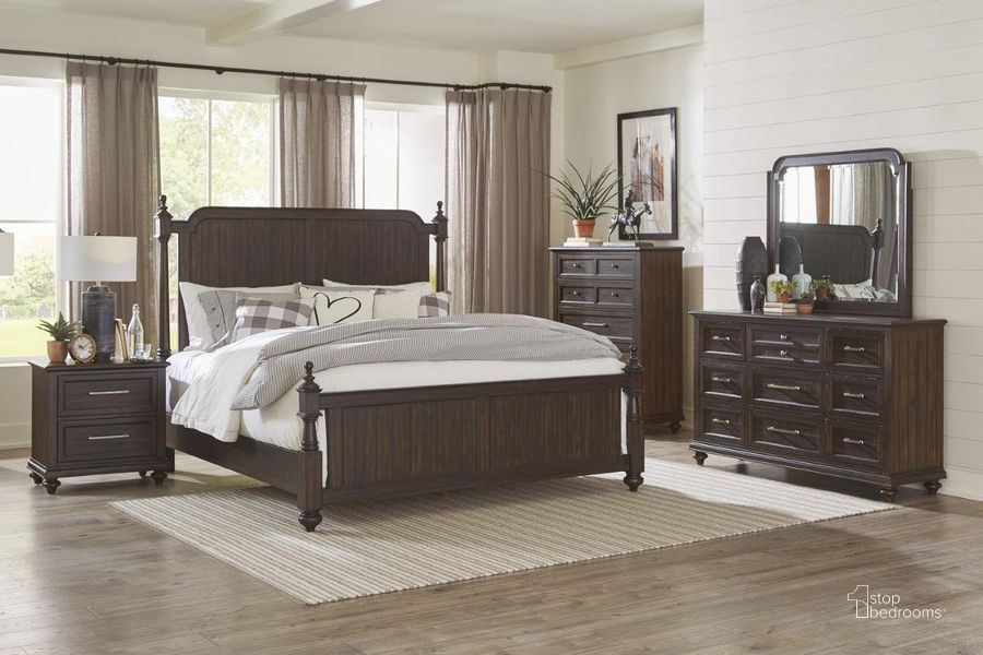 The appearance of Cardano Driftwood Light Brown Poster Bedroom Set designed by Homelegance in the transitional interior design. This brown piece of furniture  was selected by 1StopBedrooms from Cardano Collection to add a touch of cosiness and style into your home. Sku: 1689P-1;1689P-2;1689-3;1689BR-4. Bed Type: Poster Bed. Material: Wood. Product Type: Poster Bed. Bed Size: Queen. Image1