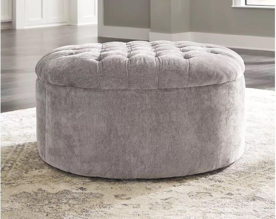 The appearance of Carnaby Dove Oversized Accent Ottoman designed by Signature Design by Ashley in the traditional interior design. This linen piece of furniture  was selected by 1StopBedrooms from Carnaby Collection to add a touch of cosiness and style into your home. Sku: 1240408. Material: Fabric. Product Type: Ottoman. Image1