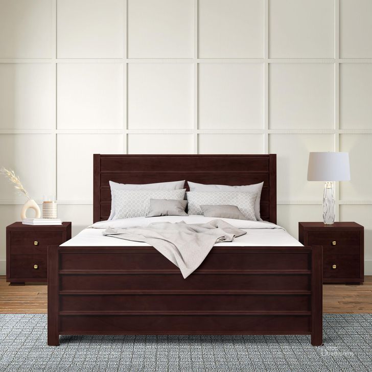 The appearance of Caroline Wooden Queen Platform Bed with 2 Nightstands In Espresso designed by Camden Isle Furniture in the modern / contemporary interior design. This espresso piece of furniture  was selected by 1StopBedrooms from Caroline Collection to add a touch of cosiness and style into your home. Sku: 116832-1;110802;123034;123034. Bed Type: Platform Bed. Material: Wood. Product Type: Platform Bed. Bed Size: Queen. Image1