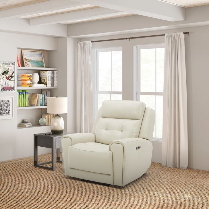The appearance of Carrington Sg Power Recliner In Baja Stone designed by Liberty in the transitional interior design. This stone piece of furniture  was selected by 1StopBedrooms from Carrington Collection to add a touch of cosiness and style into your home. Sku: 7006ST-13P. Product Type: Recliner. Material: Plywood. Image1