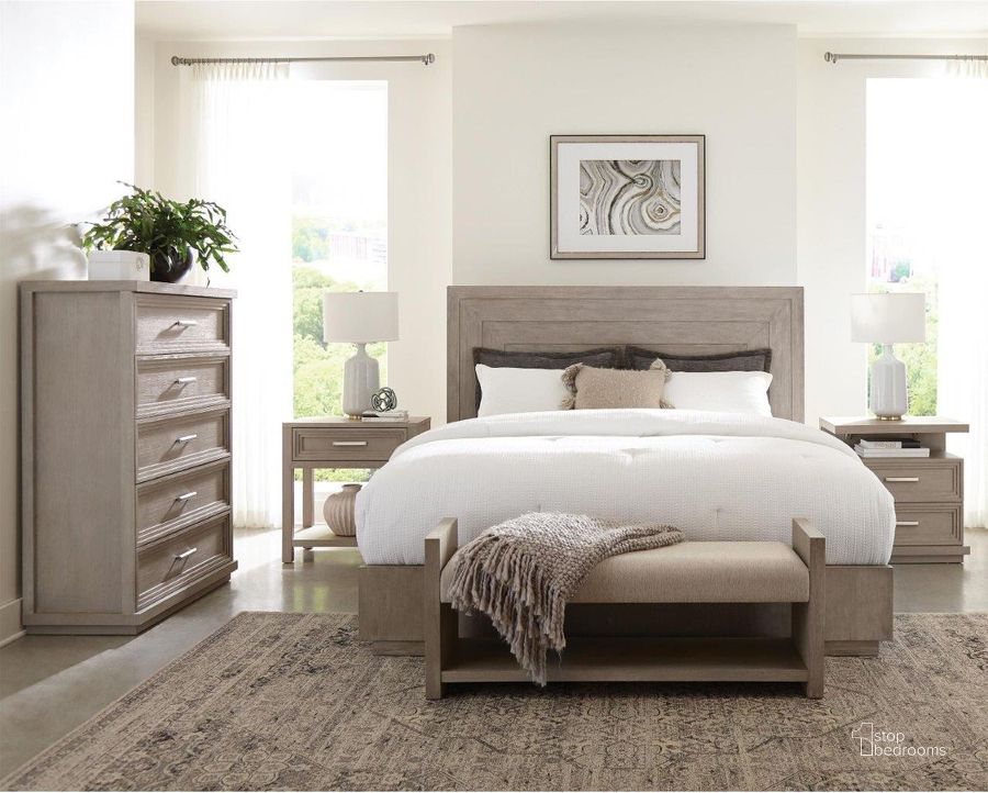The appearance of Cascade Dovetail Platform Bedroom Set designed by Riverside Furniture in the modern / contemporary interior design. This beige piece of furniture  was selected by 1StopBedrooms from Cascade Collection to add a touch of cosiness and style into your home. Sku: 73470;73471;73472;73468. Bed Type: Platform Bed. Product Type: Platform Bed. Bed Size: Queen. Image1