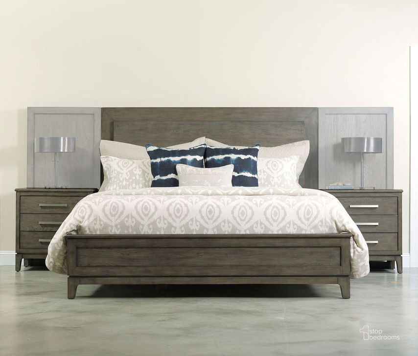 The appearance of Cascade Kline Panel Bedroom Set designed by Kincaid in the transitional interior design. This gray piece of furniture  was selected by 1StopBedrooms from Cascade Collection to add a touch of cosiness and style into your home. Sku: 863-304P;863-421. Bed Type: Panel Bed. Material: Wood. Product Type: Panel Bed. Bed Size: Queen. Image1