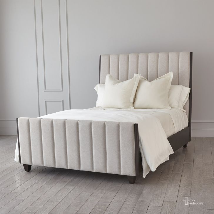 The appearance of Channel Candid Fleece King Bed In White designed by Global Views in the modern / contemporary interior design. This white piece of furniture  was selected by 1StopBedrooms from Channel Collection to add a touch of cosiness and style into your home. Sku: 7.20195. Bed Type: Panel Bed. Material: Wood. Product Type: Panel Bed. Bed Size: King. Image1