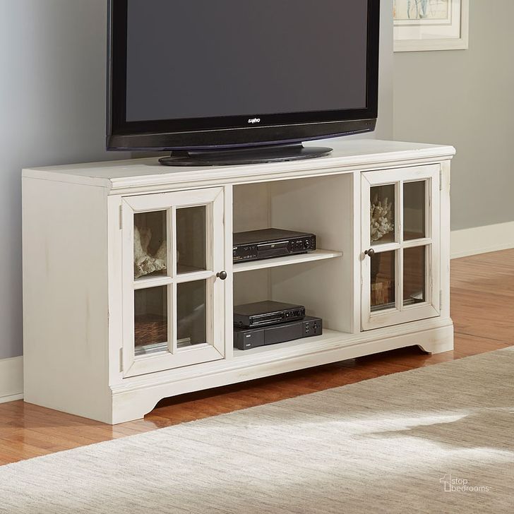 The appearance of Charleston Bone 66 Inch Console designed by Progressive Furniture in the traditional interior design. This white piece of furniture  was selected by 1StopBedrooms from Charleston Collection to add a touch of cosiness and style into your home. Sku: E707-66. Product Type: TV Stands and TV Console. Material: Pine. Image1