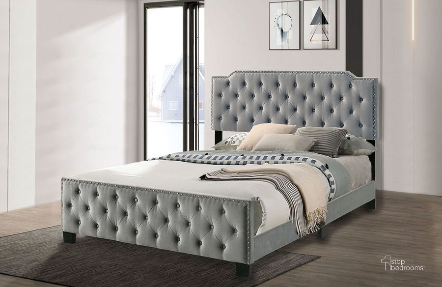 The appearance of Charlize California King Bed In Gray designed by Furniture of America in the modern / contemporary interior design. This gray piece of furniture  was selected by 1StopBedrooms from Charlize Collection to add a touch of cosiness and style into your home. Sku: CM7414LG-CK. Bed Type: Panel Bed. Material: Wood. Product Type: Panel Bed. Bed Size: California King.