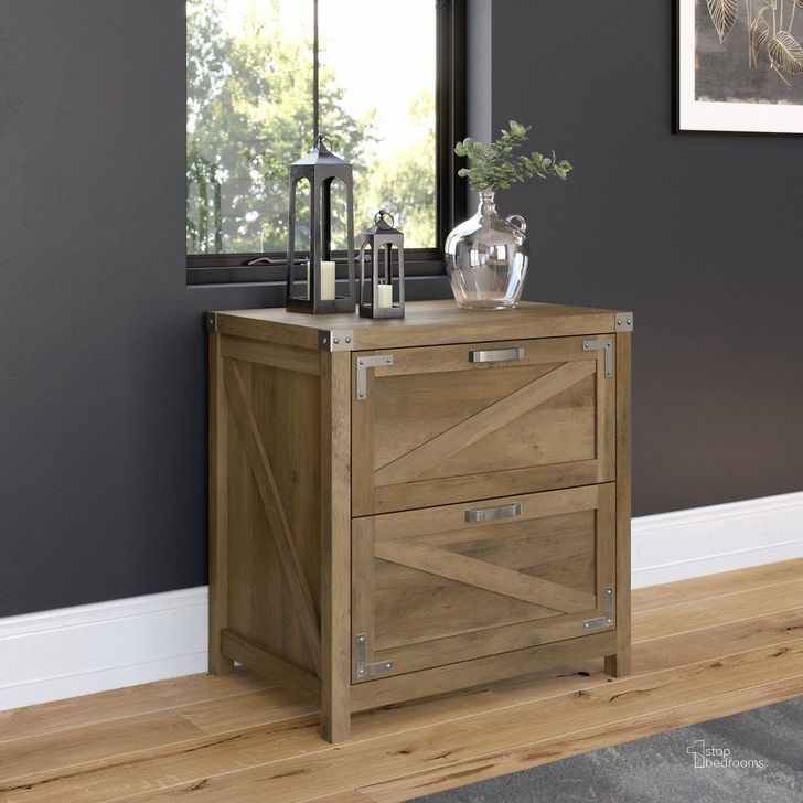 The appearance of Claybank Brown Pine Lateral Filing Cabinet designed by Polished Pine in the country / farmhouse interior design. This brown pine piece of furniture  was selected by 1StopBedrooms from Claybank Collection to add a touch of cosiness and style into your home. Sku: CGF129RCP-03. Material: Wood. Product Type: Lateral Filing Cabinet. Image1