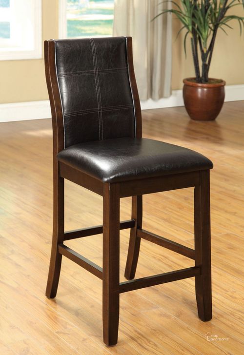 The appearance of Townsend II Counter Height Chair Set of 2 designed by Furniture of America in the transitional interior design. This brown piece of furniture  was selected by 1StopBedrooms from Townsend Collection to add a touch of cosiness and style into your home. Sku: CM3339DK-PC-2PK. Material: Wood. Product Type: Barstool.