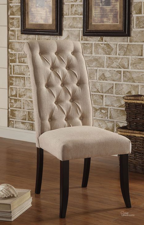 The appearance of Marshall Rustic Oak Side Chair Set Of 2 designed by Furniture of America in the transitional interior design. This brown piece of furniture  was selected by 1StopBedrooms from Marshall Collection to add a touch of cosiness and style into your home. Sku: CM3564SC-2PK. Material: Wood. Product Type: Side Chair. Image1