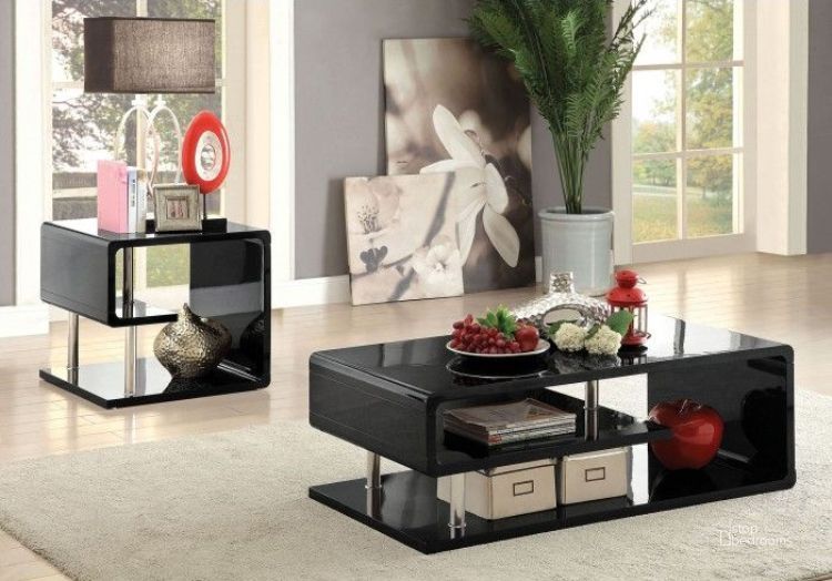 The appearance of Ninove Black Occasional Table Set designed by Furniture of America in the modern / contemporary interior design. This black piece of furniture  was selected by 1StopBedrooms from Ninove Collection to add a touch of cosiness and style into your home. Sku: CM4057BK-C;CM4057BK-E. Material: Metal. Product Type: Occasional Table Set. Table Top Shape: Rectangular. Image1