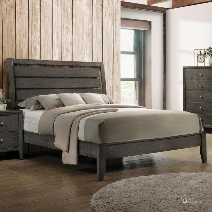 The appearance of Coaster Furniture Wakefield Mod Grey Twin Bed designed by Coaster in the transitional interior design. This grey piece of furniture  was selected by 1StopBedrooms from Wakefield Collection to add a touch of cosiness and style into your home. Sku: 215841TB1;215841TB2. Bed Type: Panel Bed. Material: Wood. Product Type: Panel Bed. Bed Size: Twin. Image1
