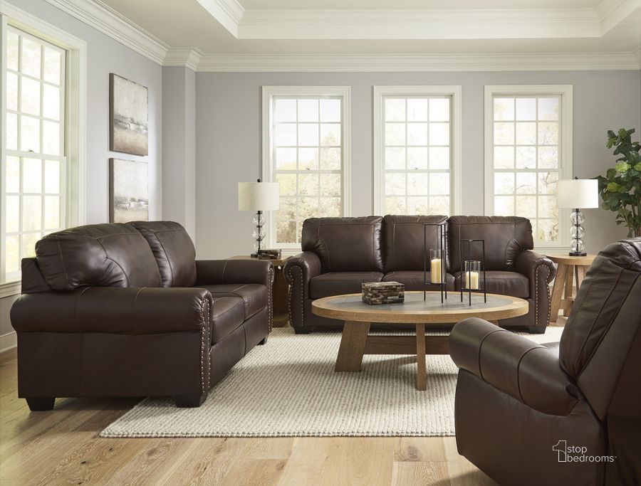The Colleton Collection Colleton Recliner In Dark Brown by Ashley Furniture | 1StopBedrooms