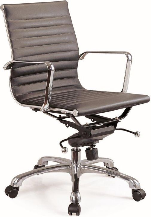 The appearance of Comfy Low Back Black Office Chair designed by J&M in the modern / contemporary interior design. This black piece of furniture  was selected by 1StopBedrooms from Comfy Collection to add a touch of cosiness and style into your home. Sku: 176522. Product Type: Office Chair.