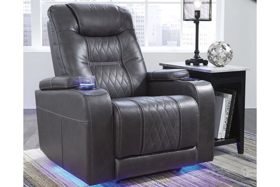 Composer Gray Power Recliner by Ashley Furniture 1StopBedrooms