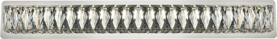 The appearance of Conquerall Mills Chrome Wall Sconce 0qd2368544 designed by Luxury Loft in the glam interior design. This chrome piece of furniture  was selected by 1StopBedrooms from Conquerall Mills Collection to add a touch of cosiness and style into your home. Sku: 3502W32C. Product Type: Wall Sconce. Material: Stainless Steel. Image1