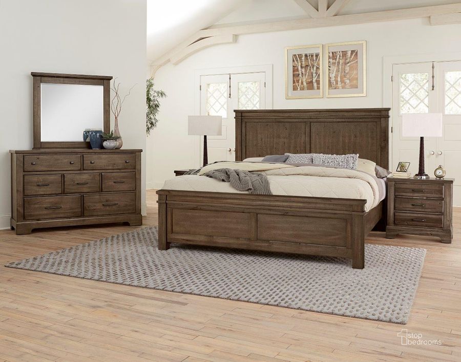 The appearance of Cool Rustic Mansion Bedroom Set In Mink designed by Artisan & Post in the transitional interior design. This mink piece of furniture  was selected by 1StopBedrooms from Cool Rustic Collection to add a touch of cosiness and style into your home. Sku: 170-551;170-155;170-922;170-227. Bed Type: Panel Bed. Material: Wood. Product Type: Panel Bed. Bed Size: Queen. Image1