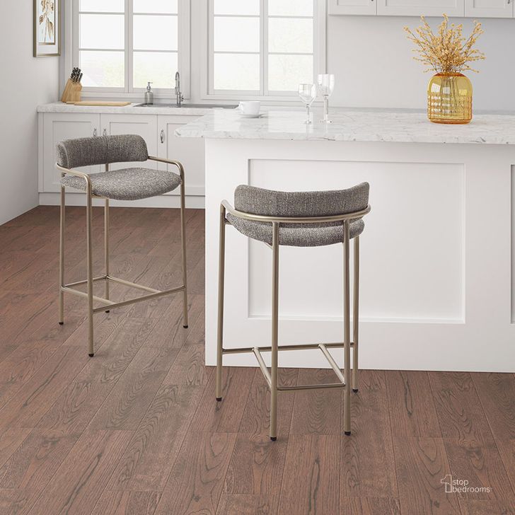 The appearance of Copeland Counter Stool In Brown Multi designed by Olliix in the modern / contemporary interior design. This brown multi piece of furniture  was selected by 1StopBedrooms from Copeland Collection to add a touch of cosiness and style into your home. Sku: MP104-1086. Material: Wood. Product Type: Barstool. Image1