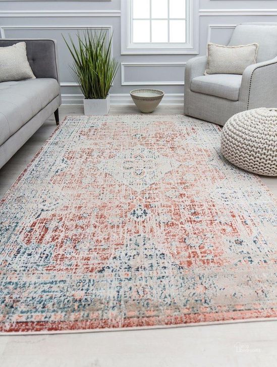 Vintage Modern Industrial Area Rug, 09'04 X 13'06