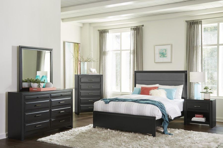 The appearance of Cordelia Espresso Panel Bedroom Set designed by Homelegance in the transitional interior design. This black piece of furniture  was selected by 1StopBedrooms from Cordelia Collection to add a touch of cosiness and style into your home. Sku: 1517-1;1517-3;1517-4. Bed Type: Panel Bed. Material: Wood. Product Type: Panel Bed. Bed Size: Queen. Image1
