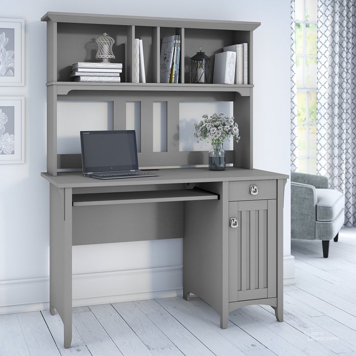 The appearance of Cosenza Gray Computer Desk 0qb2422571 designed by Polished Pine in the transitional interior design. This gray piece of furniture  was selected by 1StopBedrooms from Cosenza Collection to add a touch of cosiness and style into your home. Sku: MY72308-03. Product Type: Computer Desk. Image1