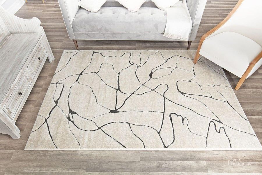 The appearance of CosmoLiving By Cosmopolitan Chanai CN20A Marble Geometric Contemporary Tan 2' x 4' Area Rug designed by Rugs America in the modern / contemporary interior design. This marble piece of furniture  was selected by 1StopBedrooms from Chanai Collection to add a touch of cosiness and style into your home. Sku: RA29462. Material: Polypropylene. Product Type: Area Rugs. Image1