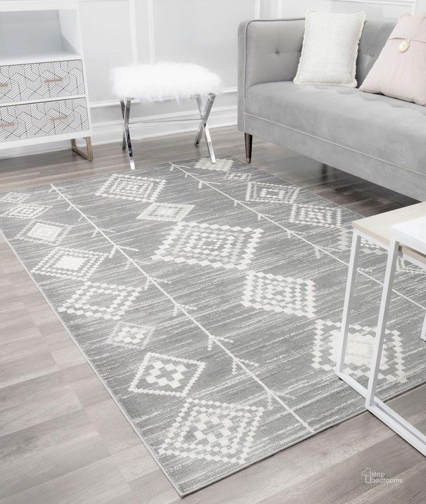 The appearance of CosmoLiving By Cosmopolitan Soleil BR15F Native Driftwood Tribal Moroccan gray 8'9 x 12' Area Rug designed by Rugs America in the moroccan interior design. This driftwood piece of furniture  was selected by 1StopBedrooms from Soleil Collection to add a touch of cosiness and style into your home. Sku: RA30443. Material: Polypropylene. Product Type: Area Rugs. Image1