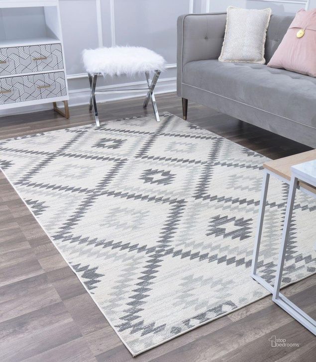 The appearance of CosmoLiving By Cosmopolitan Soleil BR30G Kilim White Tribal Moroccan ivory 8'9 x 12' Area Rug designed by Rugs America in the moroccan interior design. This white piece of furniture  was selected by 1StopBedrooms from Soleil Collection to add a touch of cosiness and style into your home. Sku: RA30479. Material: Polypropylene. Product Type: Area Rugs. Image1