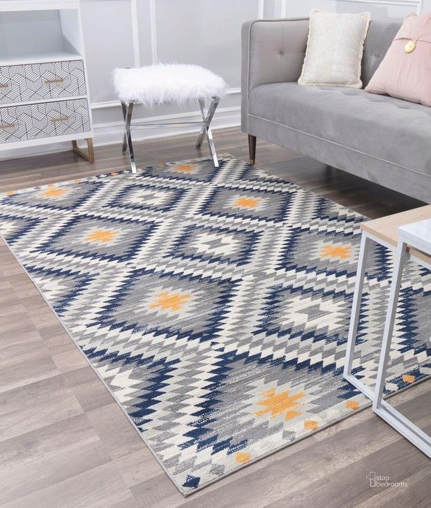 The appearance of CosmoLiving By Cosmopolitan Soleil BR30L Sunset Tribal Moroccan gray 8'9 x 12' Area Rug designed by Rugs America in the moroccan interior design. This sunset piece of furniture  was selected by 1StopBedrooms from Soleil Collection to add a touch of cosiness and style into your home. Sku: RA30494. Material: Polypropylene. Product Type: Area Rugs. Image1