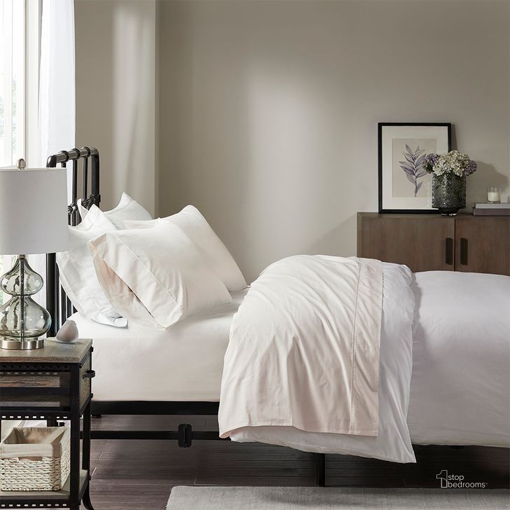 The appearance of Cotton Peached Percale Twin Sheet Set In Ivory designed by Olliix in the transitional interior design. This ivory piece of furniture  was selected by 1StopBedrooms from Peached Percale Collection to add a touch of cosiness and style into your home. Sku: MP20-5377. Bed Size: Twin. Material: Cotton. Product Type: Bed Sheet. Image1