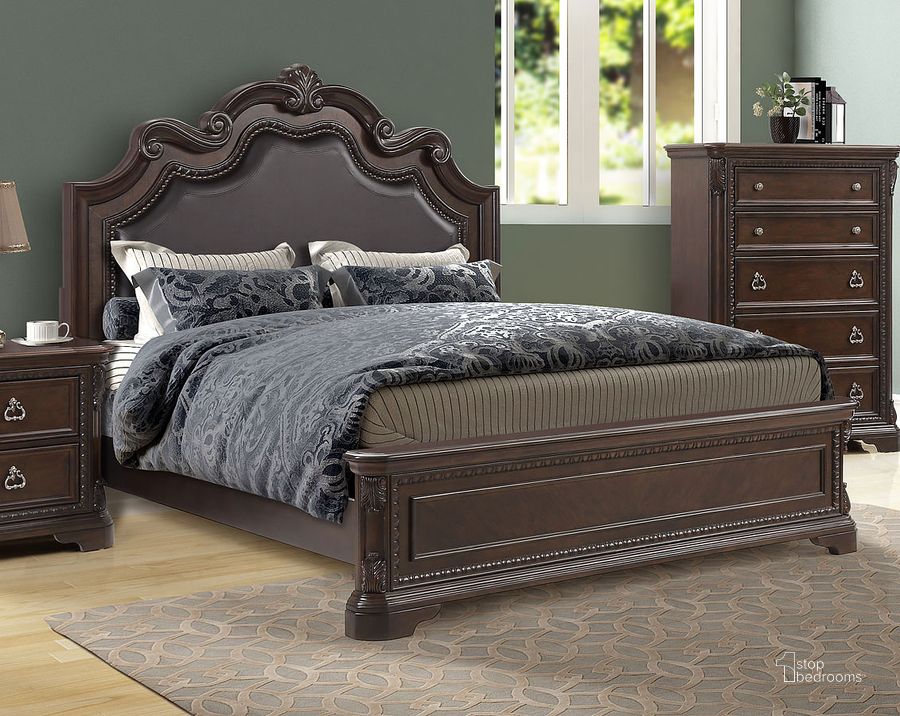 The appearance of Coventry King Panel Bed In Mahogany designed by Bernards in the traditional interior design. This mahogany piece of furniture  was selected by 1StopBedrooms from Coventry Collection to add a touch of cosiness and style into your home. Sku: 1988-112. Bed Type: Panel Bed. Product Type: Panel Bed. Bed Size: King. Material: Poplar. Image1