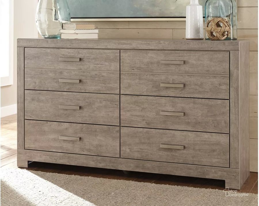 The appearance of Culverbach Gray Dresser designed by Signature Design by Ashley in the transitional interior design. This gray piece of furniture  was selected by 1StopBedrooms from Culverbach Collection to add a touch of cosiness and style into your home. Sku: B070-31. Material: Wood. Product Type: Dresser. Image1
