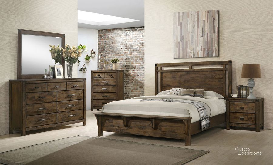 The appearance of Curtis Bedroom Set w/ Bench Footboard designed by Crown Mark in the transitional interior design. This other colors piece of furniture  was selected by 1StopBedrooms from Curtis Collection to add a touch of cosiness and style into your home. Sku: B4810-Q-HB;B4810-Q-FB;B4810-KQ-RAIL;B4800-2. Bed Type: Panel Bed. Material: Wood. Product Type: Panel Bed. Bed Size: Queen. Image1