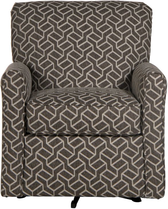 The appearance of Cutler Swivel Accent Chair In Ash designed by Jackson in the traditional interior design. This ash piece of furniture  was selected by 1StopBedrooms from Cutler Collection to add a touch of cosiness and style into your home. Sku: 347821217818. Material: Fabric. Product Type: Accent Chair. Image1