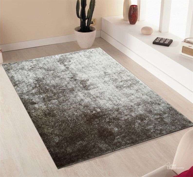 The appearance of Damarcus Silver Rug designed by Artisan Elegance in the modern / contemporary interior design. This silver piece of furniture  was selected by 1StopBedrooms from Damarcus Collection to add a touch of cosiness and style into your home. Sku: A1015-23. Material: Polyester. Product Type: Area Rugs. Image1