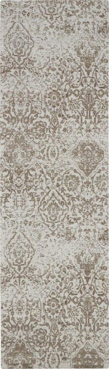 The appearance of Damask Ivory 8 Runner Area Rug designed by Nourison in the traditional interior design. This ivory piece of furniture  was selected by 1StopBedrooms from Damask Collection to add a touch of cosiness and style into your home. Sku: 99446166753. Material: Polyester. Product Type: Area Rugs. Image1