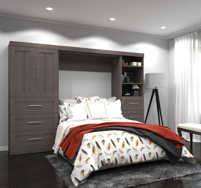 The appearance of Damiana Gray Full Murphy Bed 0qb2326795 designed by Luxe Linea in the modern / contemporary interior design. This gray piece of furniture  was selected by 1StopBedrooms from Damiana Collection to add a touch of cosiness and style into your home. Sku: 26899-47. Material: Wood. Bed Size: Full. Bed Type: Murphy Bed. Product Type: Murphy Bed. Image1