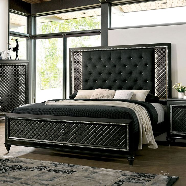 The appearance of Demetria California King Bed In Metallic Gray designed by Furniture of America in the modern / contemporary interior design. This metallic gray piece of furniture  was selected by 1StopBedrooms from Demetria Collection to add a touch of cosiness and style into your home. Sku: CM7584CK-1;CM7584CK-2;CM7584CK-3. Bed Type: Panel Bed. Material: Wood. Product Type: Panel Bed. Bed Size: California King. Image1