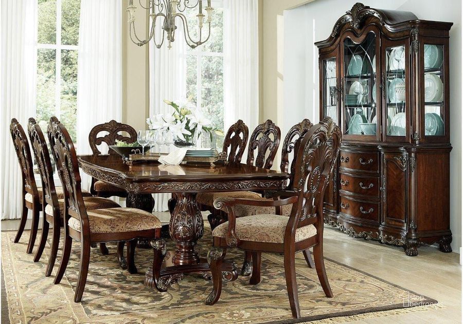 The appearance of Deryn Park Cherry Extendable Leg Dining Room Set designed by Homelegance in the traditional interior design. This brown piece of furniture  was selected by 1StopBedrooms from Deryn Collection to add a touch of cosiness and style into your home. Sku: 2243-114;2243-114B;2243S. Table Base Style: Trestle. Material: Wood. Product Type: Dining Room Set. Table Top Shape: Rectangular. Image1
