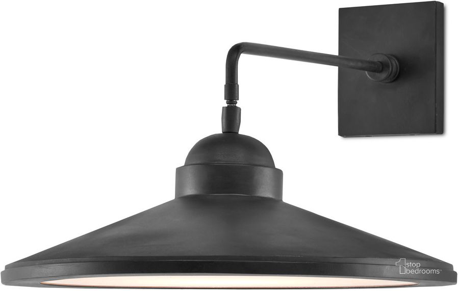 The appearance of Ditchley Black Wall Sconce designed by Currey & Company in the modern / contemporary interior design. This black piece of furniture  was selected by 1StopBedrooms from Ditchley Collection to add a touch of cosiness and style into your home. Sku: 5000-0197. Product Type: Wall Sconce. Material: Iron. Image1