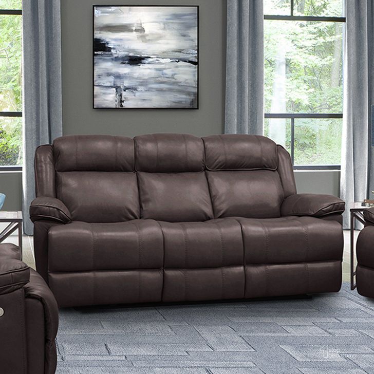 The appearance of Eclipse Florence Brown Power Reclining Sofa designed by Parker House in the modern / contemporary interior design. This brown piece of furniture  was selected by 1StopBedrooms from Eclipse Collection to add a touch of cosiness and style into your home. Sku: MECL#832PH-FBR. Product Type: Reclining Sofa. Image1