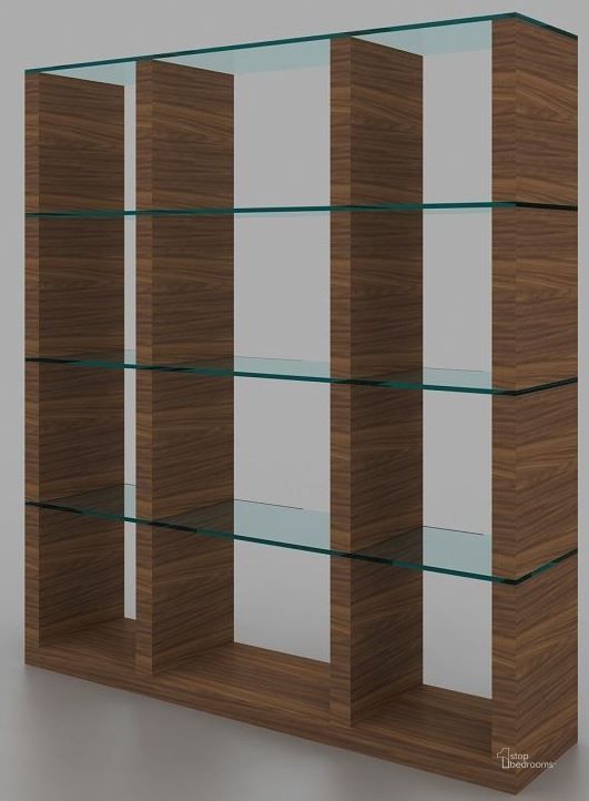 The appearance of Elm Wall Unit designed by J&M in the modern / contemporary interior design. This brown piece of furniture  was selected by 1StopBedrooms from Elm Collection to add a touch of cosiness and style into your home. Sku: 1770311. Material: Wood. Product Type: Wall Unit.