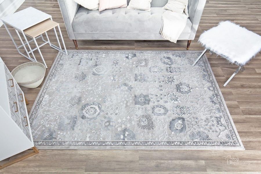 The appearance of Emali EA20A Ash Vintage Farmhouse Gray 8' x 10' Area Rug designed by Rugs America in the country / farmhouse interior design. This ash piece of furniture  was selected by 1StopBedrooms from Emali Collection to add a touch of cosiness and style into your home. Sku: RA29057. Material: Polypropylene. Product Type: Area Rugs. Image1