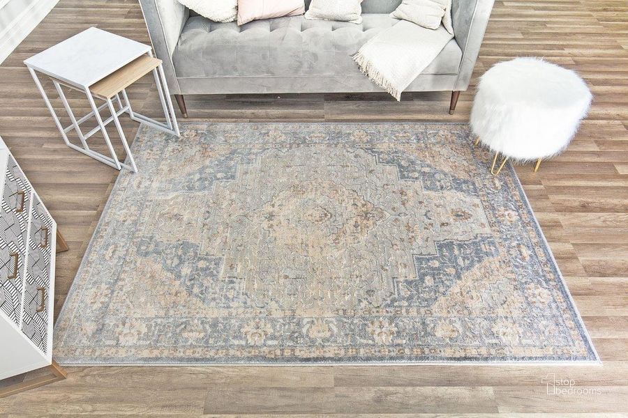 The appearance of Emali EA30A Taupe Grey Vintage Farmhouse Taupe 8' x 10' Area Rug designed by Rugs America in the country / farmhouse interior design. This taupe piece of furniture  was selected by 1StopBedrooms from Emali Collection to add a touch of cosiness and style into your home. Sku: RA29061. Material: Polypropylene. Product Type: Area Rugs. Image1