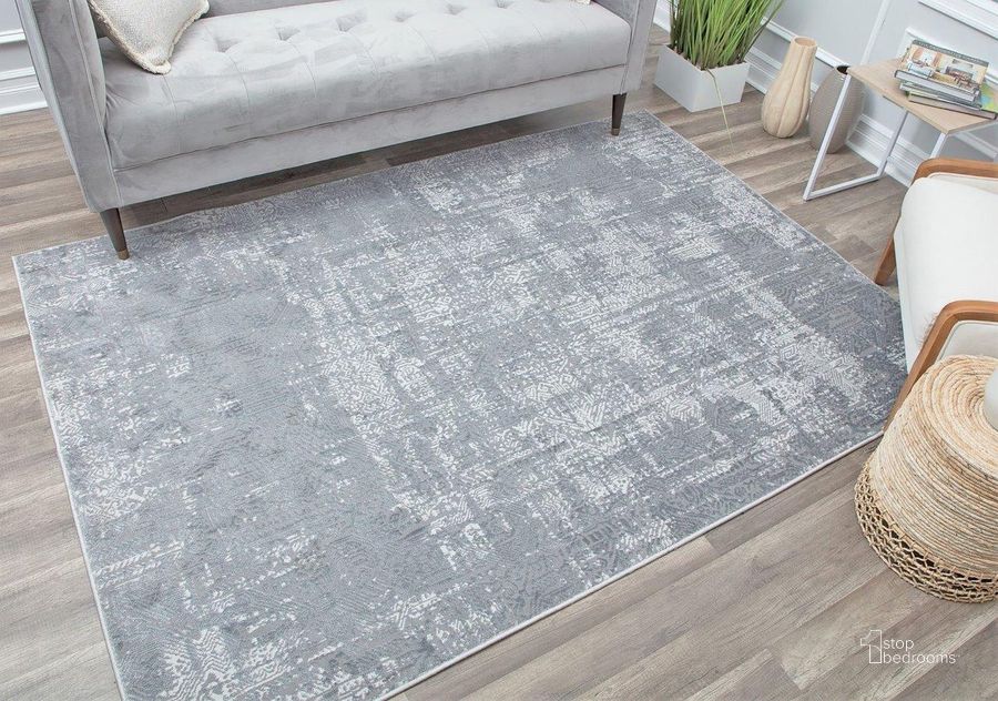 The appearance of Emali EA70A Denim Vintage Farmhouse Blue 8' x 10' Area Rug designed by Rugs America in the country / farmhouse interior design. This denim piece of furniture  was selected by 1StopBedrooms from Emali Collection to add a touch of cosiness and style into your home. Sku: RA29075. Material: Polypropylene. Product Type: Area Rugs. Image1