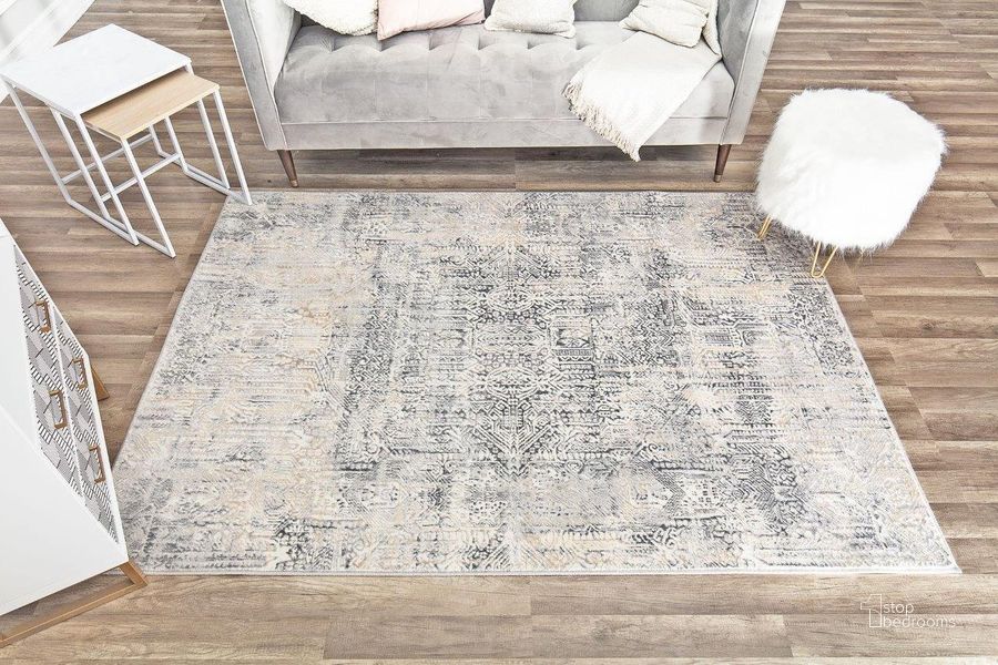 The appearance of Emali EA70B Smoke Vintage Farmhouse Gray 8' x 10' Area Rug designed by Rugs America in the country / farmhouse interior design. This smoke piece of furniture  was selected by 1StopBedrooms from Emali Collection to add a touch of cosiness and style into your home. Sku: RA29077. Material: Polypropylene. Product Type: Area Rugs. Image1