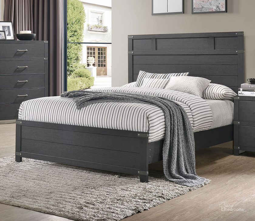 The appearance of Fairborne Queen Panel Bed In Black designed by Bernards in the modern / contemporary interior design. This black piece of furniture  was selected by 1StopBedrooms from Fairborne Collection to add a touch of cosiness and style into your home. Sku: 1910-105. Bed Type: Panel Bed. Product Type: Panel Bed. Bed Size: Queen. Material: Rubberwood. Image1