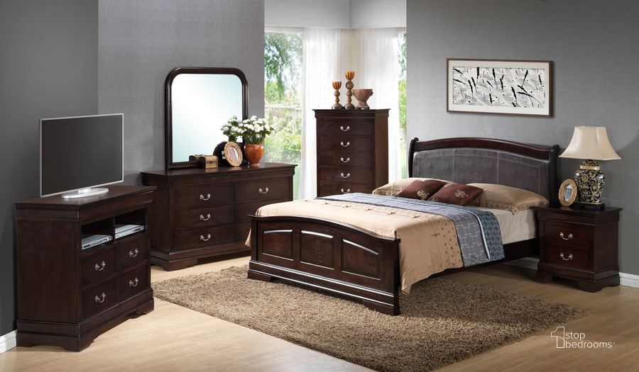 The appearance of Glory Furniture G3125 Low Profile with PU Bedroom Set in Cappuccino designed by Glory in the traditional interior design. This cappuccino piece of furniture  was selected by 1StopBedrooms from G3125 Collection to add a touch of cosiness and style into your home. Sku: G3125C-TB2-Twin Bed  Headboard;G3125C-TB2-Twin Bed  Footboard;G3125C-TB2-Twin Bed  Rails;G3125-N-Nightstand. Material: Wood. Product Type: Panel Bed. Bed Size: Twin. Image1