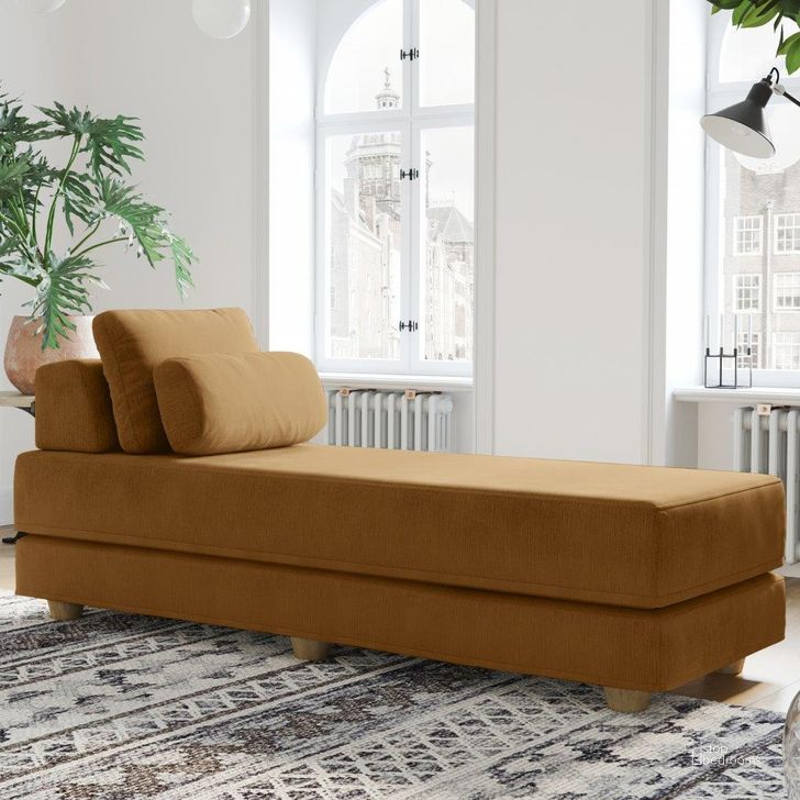 The appearance of Foam Labs Chizano Chaise Lounge Daybed In Butternut designed by Jaxx Bean Bags in the modern / contemporary interior design. This butternut piece of furniture  was selected by 1StopBedrooms from  to add a touch of cosiness and style into your home. Sku: 18962852. Product Type: Accent Chair. Image1