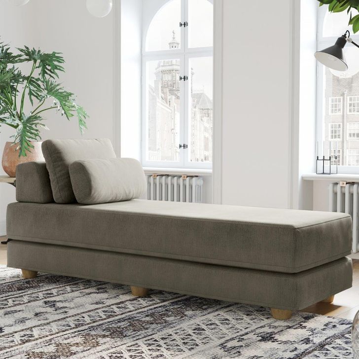 The appearance of Foam Labs Chizano Chaise Lounge Daybed In Dove Grey designed by Jaxx Bean Bags in the modern / contemporary interior design. This dove grey piece of furniture  was selected by 1StopBedrooms from  to add a touch of cosiness and style into your home. Sku: 18962712. Product Type: Accent Chair. Image1