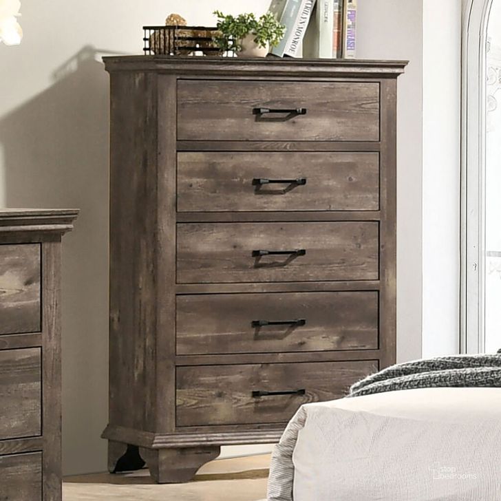 The appearance of Fortworth Chest In Gray designed by Furniture of America in the transitional interior design. This gray piece of furniture  was selected by 1StopBedrooms from Fortworth Collection to add a touch of cosiness and style into your home. Sku: CM7186C. Material: Wood. Product Type: Chest. Image1
